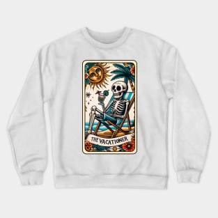 TAROT CARD - THE VACATIONER Crewneck Sweatshirt